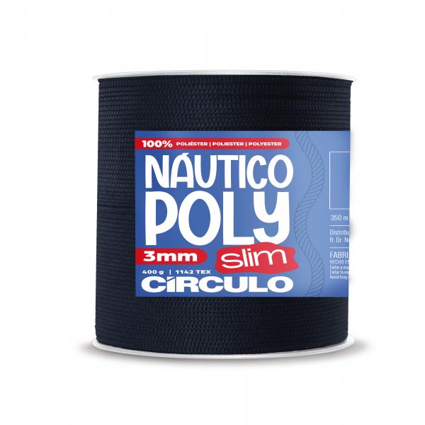 FIO NAUTICO POLY SLIM 3MM - COR 2856 AZUL MARINHO